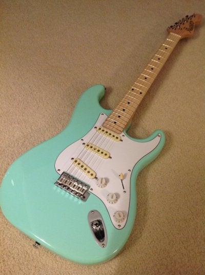 New Surf Green Xaviere 870 Fender Stratocaster Guitar Forum