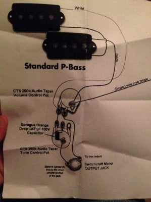 Rogue bass wiring turmoil  Fender Stratocaster Guitar Forum